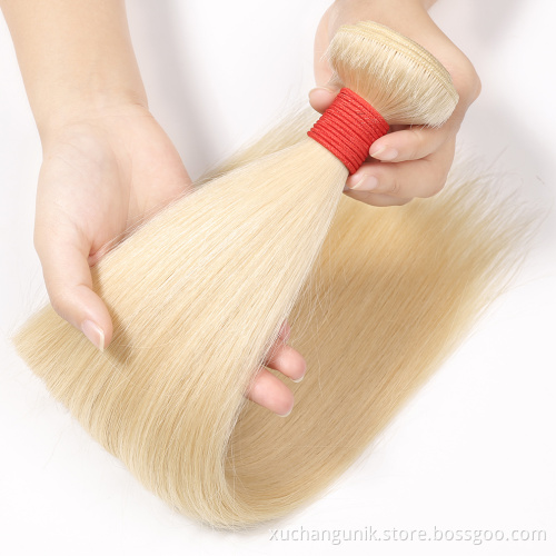 613 Blonde Virgin Human Hair,613 Cuticle Aligned Hair Bundles With Frontal Blonde Virgin Human Hair 613 Bundles With Closure